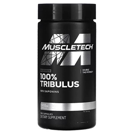 MuscleTech, Platinum 100% Tribulus, 650 mg, 100 Capsul