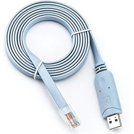 USB 2.0 Cisco Router RJ45 Konsol Kablosu usb to rj45 kablo 1.8m