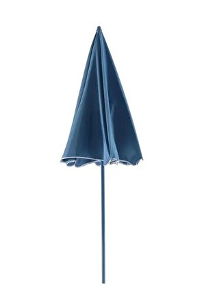 Bidesenal Balkon,Bahçe,Plaj Şemsiyesi Eğimli Kullanım Ve Taşıma Çantalı 180 cm Şemsiye Mavi