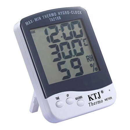 Pm-6233 Oda Tipi Ekranlı Sıcaklık Nem Ölçer Termometre