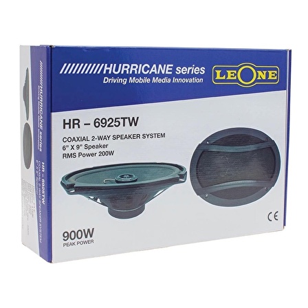 Leone Hr-6925tw 900 Watt 6x9 Kapaklı Oval Oto Hoparlör Çiftli Takım Fiyat