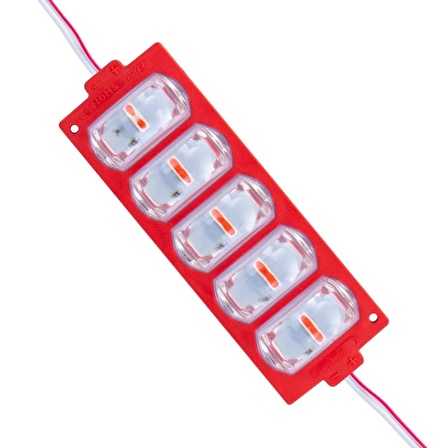 Modül Led 12v 4w Kırmızı 3030 10x53.8 Mm Ip65 260-280lm 180 Derece