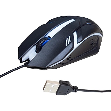 Greentech Gm-001 4 Renkli Kablolu Gamıng Mouse *  Hl-5774