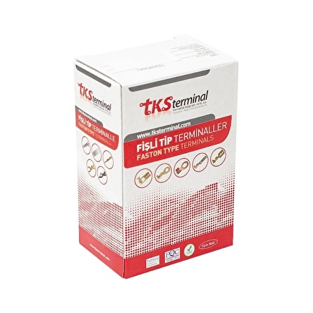 Sarı Tks-10 8.20 Mm Topraklama Kablo Pabuç 100lük Paket