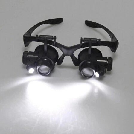 Nikula-gözlük Modeli 10x 15x 20x 25x Lens,2led Işıklı,büyüteç