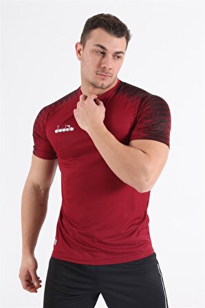 Diadora Ritim Antrenman T-shirt Bordo