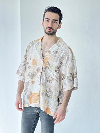 Retrobird Oversize Unisex Gömlek Çok Renkli