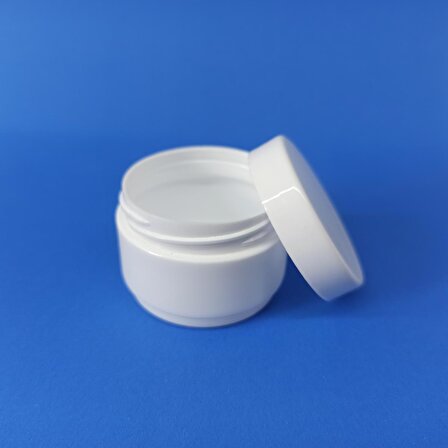 10 Adet Beyaz Renk mini 25 Ml Boş Pomat-krem-kozmetik-hobi-saklama Kutusu Plastik Krem Kavanozu