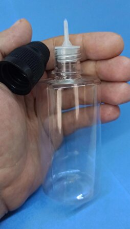 10 Adet 100 ml boş pet şişe İğne damlatma Uçlu tıpa Çocuk Kilitli Kapak Numune-likit-kolonya-parfüm-sıvı Gorilla benzeri 100 cc