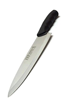 Lazoğlu Sürmene siyah Dövme Çelik Şef Aşçı Bıçak Bıçağı El Yapımı