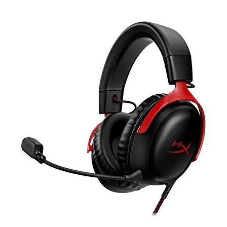 Hyperx Cloud III Red Gaming Headset Kablolu Kulaküstü Kulaklık 727A9AA