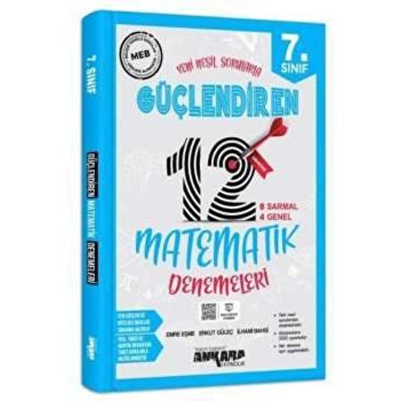 7.Sınıf Matematik Güçlendiren 12 Deneme