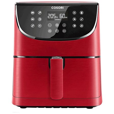(AMBALAJ HASARLI) Cosori Premium XXL Airfryer 5.5 lt Yağsız Kırmızı Fritöz
