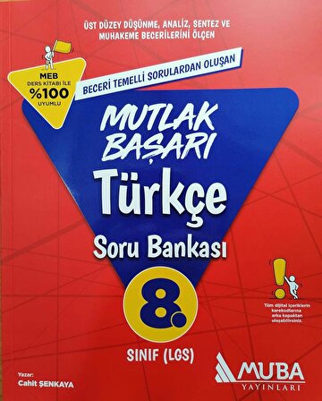 Muba 8.Sınıf LGS Güncel Mutlak Başarı Türkçe Soru Bankası