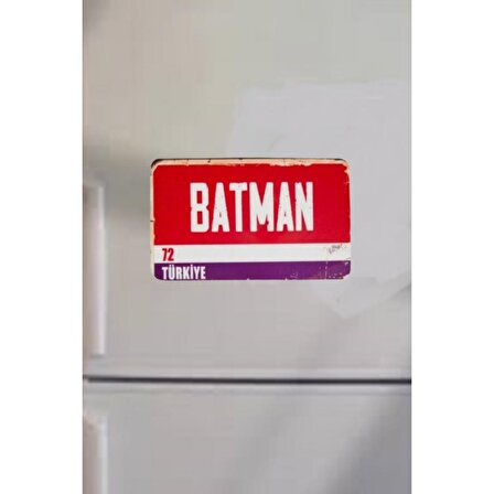 Batman Şehir Temalı Buzdolabı Magneti