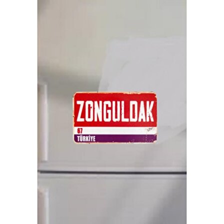 Zonguldak Şehir Temalı Buzdolabı Magneti