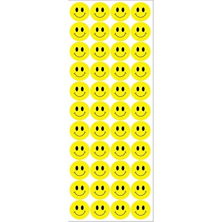 Gülen Yüz 4 Sticker Çocuklar İçin 3D Puff Çıkartma16,50/6,40Cm