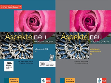 Aspekte Neu B2 Lehrbuch + Arbeitsbuch Mit Dvd (Klett)