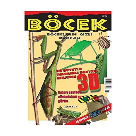 3D Çocuk Dergisi - Böceklerin Gizli Dünyası