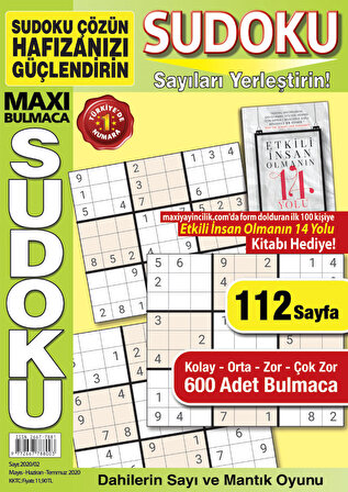 Maxi Bulmaca Sudoku 002