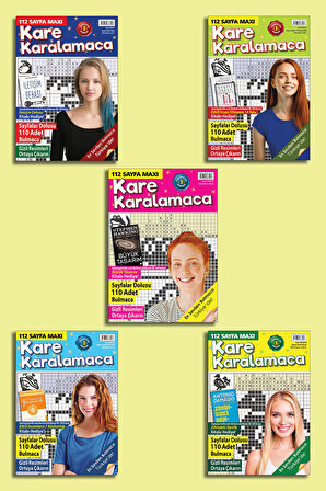 Maxi Kare Karalamaca Set-1