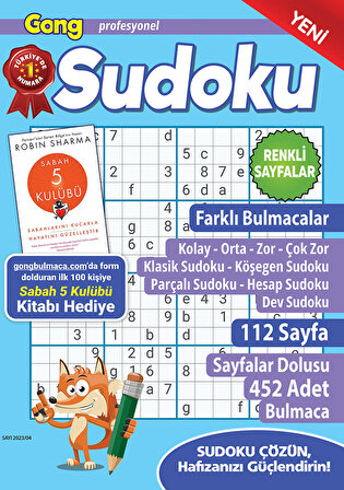 Gong Profesyonel Sudoku 016
