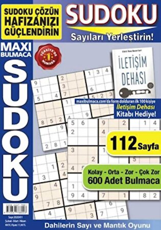 Maxi Bulmaca Sudoku 1