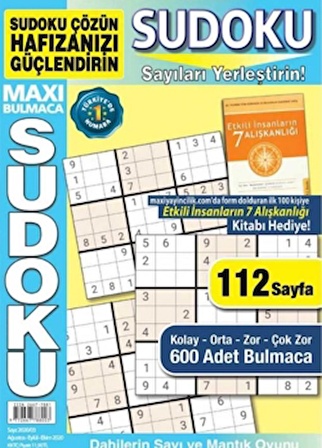 Maxi Bulmaca Sudoku 3