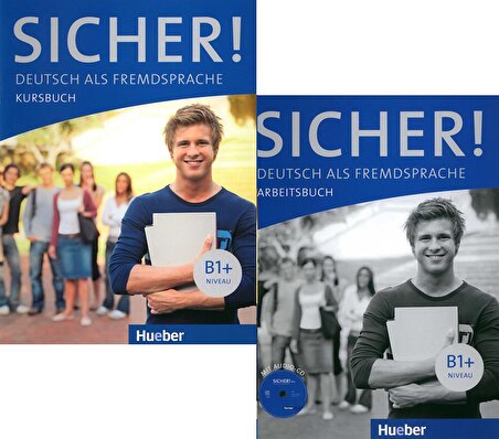 Sicher! B1+ ( B1 plus Niveau ) : Deutsch als Fremdsprache Kursbuch + Arbeitsbuch + DVD
