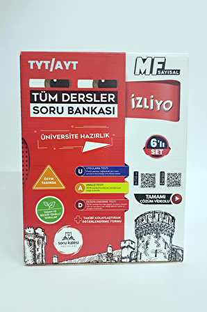 Tüm Dersler Soru Bankası TYT AYT Üniversiteye Hazırlık 6' lı Set Sayısal