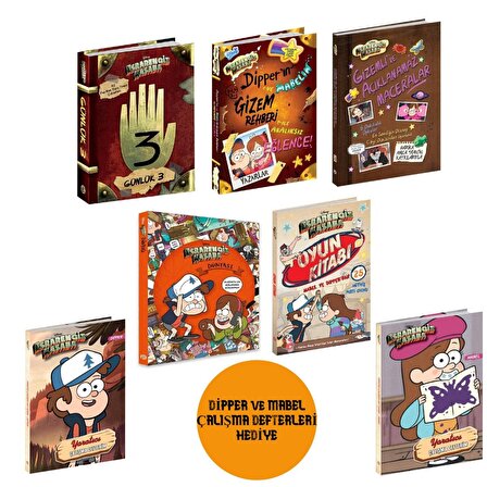 Beta Kids Disney Esrarengiz Kasaba Eğlence Seti 5 Kitap+2 Adet Defter Hediyeli KTP