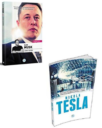 Maviçatı Elon Musk + Nikola Tesla 2 Kitap