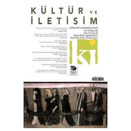 Kültür ve İletişim Sayı: 38 / İmge Kitabevi Yayınları