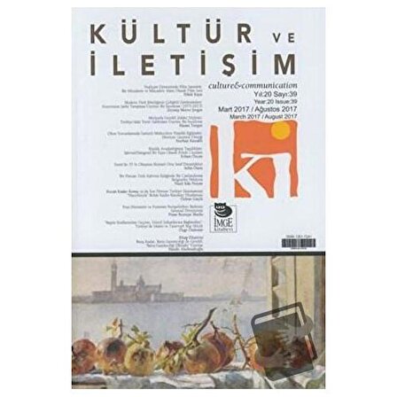 Kültür ve İletişim Sayı: 39 / İmge Kitabevi Yayınları