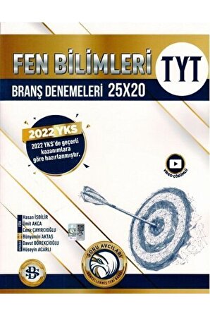 Bilgi Sarmal Yayınları Tyt Fen Bilimleri 25 X 20 Branş Denemeleri 2022 Yeni Basım