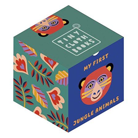 Happy Yak Tiny Cloth Book - My First Jungle Animals