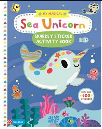 Sea Unicorn Sparkly Sticker Activity Book - İngilizce Çocuk (ASA)