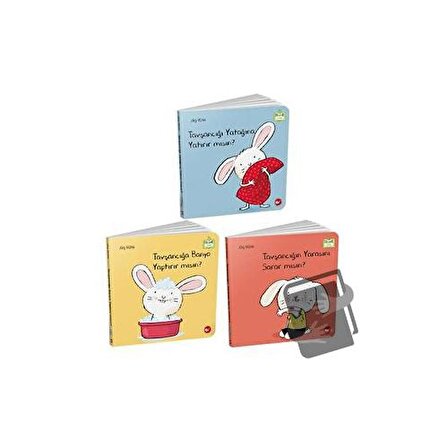 0-3 Yaş Resimli İnteraktif Çocuk Kitapları Set 1 (3 Kitap Takım)