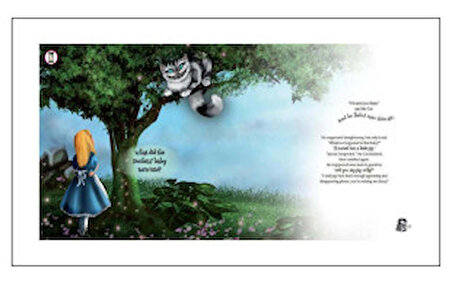 Alice in Wonderland ( Kitap + Sanal Gerçeklik (VR) ekli Box Set: KİTAP, Gözlük, Harita, Çıkartmalar)