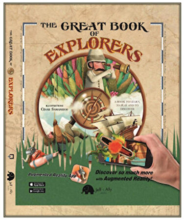 The Great Book Of Explorers ( + AR-ARTTIRILMIŞ GERÇEKLİK ve Oyun ekli  Çocuk Kitabı)