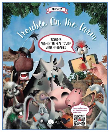 Trouble on the Farm (+ ARTTIRILMIŞ GERÇEKLİK Uygulaması Ekli Çocuk Kitabı; ÇİFTLİKTE KARMAŞA)