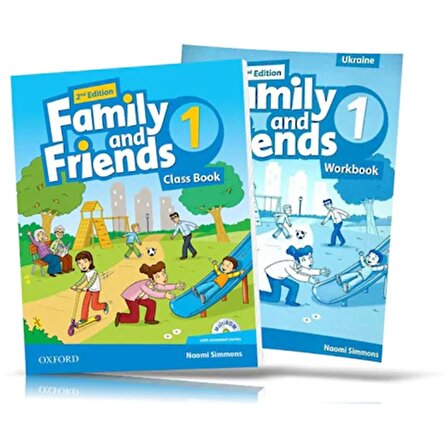 Family and Friends Level 1 : Class Book and Workbook with DVD-ROM