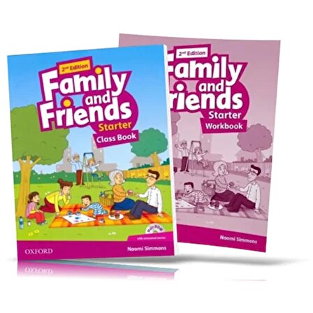 Family and Friends Starter : Class Book and Workbook with DVD-ROM