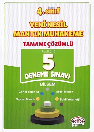 Editör 4. Sınıf Tamamı Çözümlü 5 Deneme