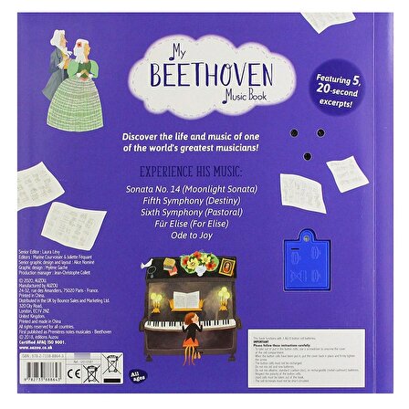 Auzou My Beethoven Music Book