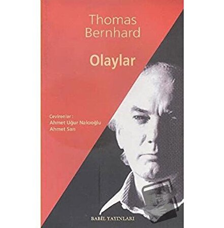 Olaylar / Babil Yayınları   Erzurum / Thomas Bernhard