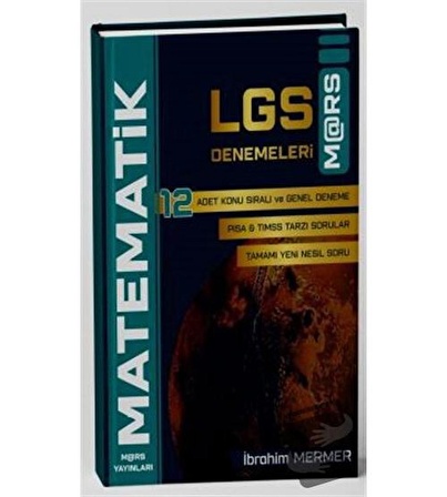 2022 LGS Matematik Denemeleri / Mars Yayınları / İbrahim Mermer