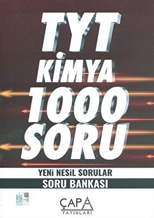 TYT Kimya 1000 Soru Bankası Çapa Yayınları