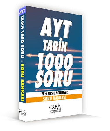 AYT Tarih 1000Soru Yeni Nesil Sorular - Soru Bankası