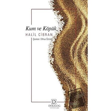 Kum ve Köpük / Dekalog Yayınları / Halil Cibran